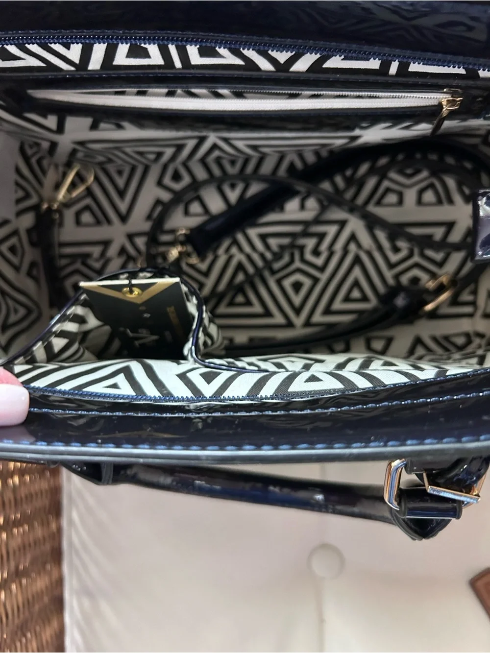 Versace 1969 Italia patent leather